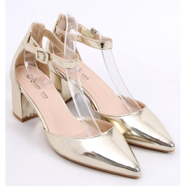 Pumps mit hohem Absatz, lackiertes Payton Gold golden 1