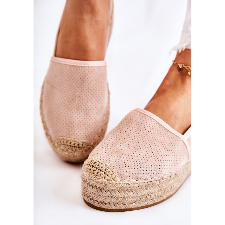 PG1 Damen-Espadrilles auf der Pink Marise-Plattform rosa 1