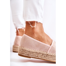 PG1 Damen-Espadrilles auf der Pink Marise-Plattform rosa 2