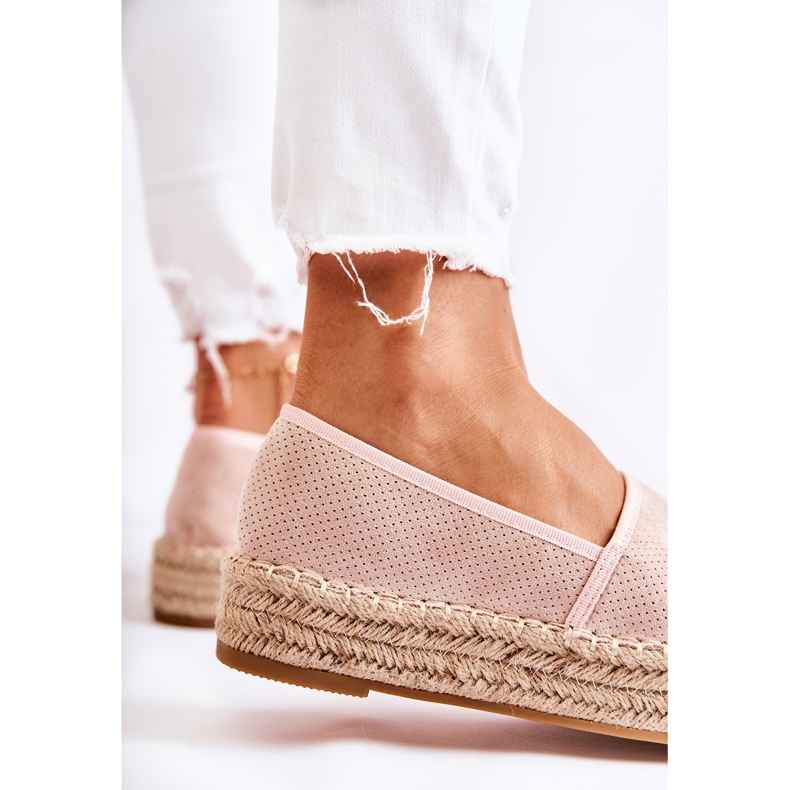 PG1 Damen-Espadrilles auf der Pink Marise-Plattform rosa 2