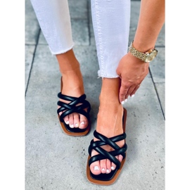 Zola Schwarze Damenhausschuhe 2