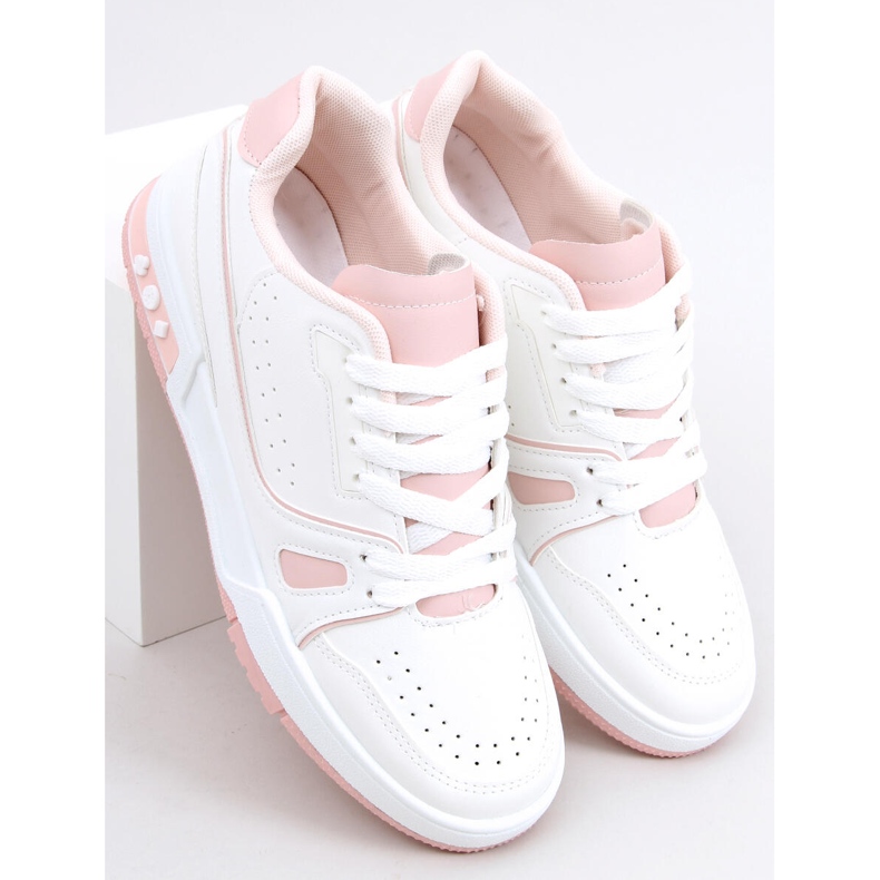 Evans Rosa Damenturnschuhe weiß 1