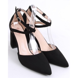 Pumps auf dem Pfosten von Lizzie Black schwarz 2