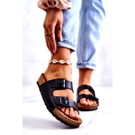 Damenhausschuhe Schnallen Inblu NM000028 Schwarz 1