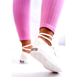 Damen Sneakers Big Star JJ274095 Weiße Turnschuhe 3