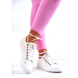 Damen Sneakers Big Star JJ274095 Weiße Turnschuhe 1