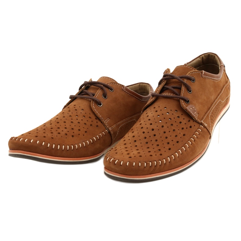 KOMODO Herrenschuhe Mokassins 875 Sommer camel braun 5