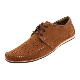 KOMODO Herrenschuhe Mokassins 875 Sommer camel braun 6