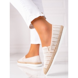 SHELOVET Espadrilles zum Hineinschlüpfen beige 1