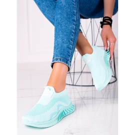 SHELOVET Sportschuhe zum Hineinschlüpfen grün 1