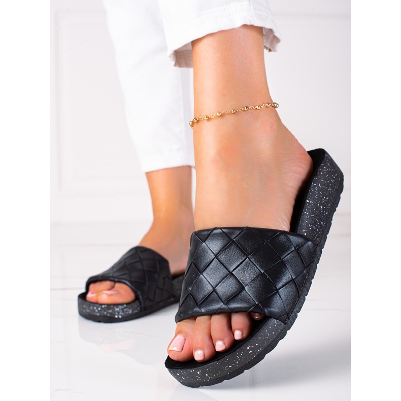 SHELOVET Flip-Flops für Damen schwarz 2