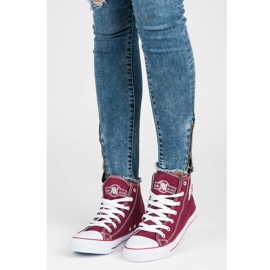 New Age Kastanienbraune New-Age-Turnschuhe rot 2