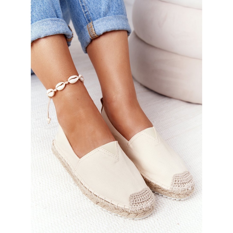 Espadrilles auf geflochtener Sohle Big Star HH274501 Beige 2
