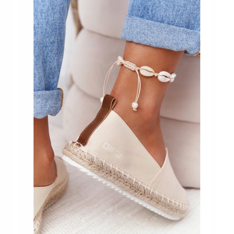 Espadrilles auf geflochtener Sohle Big Star HH274501 Beige 4