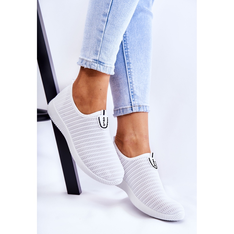 PG1 Damen Sportschuhe Slip-On Weiß Charlien 2