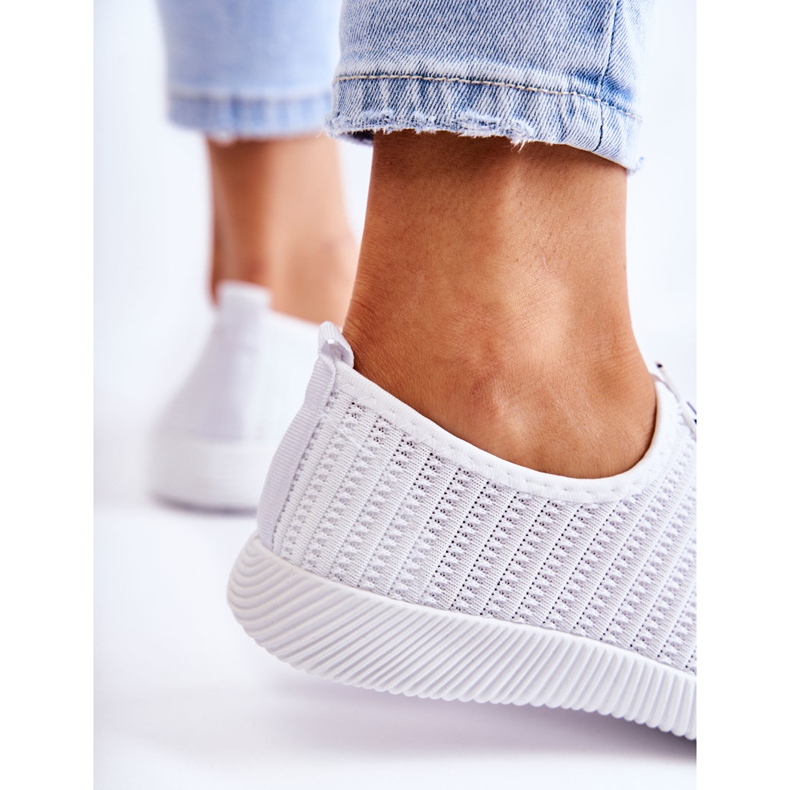 PG1 Damen Sportschuhe Slip-On Weiß Charlien 1