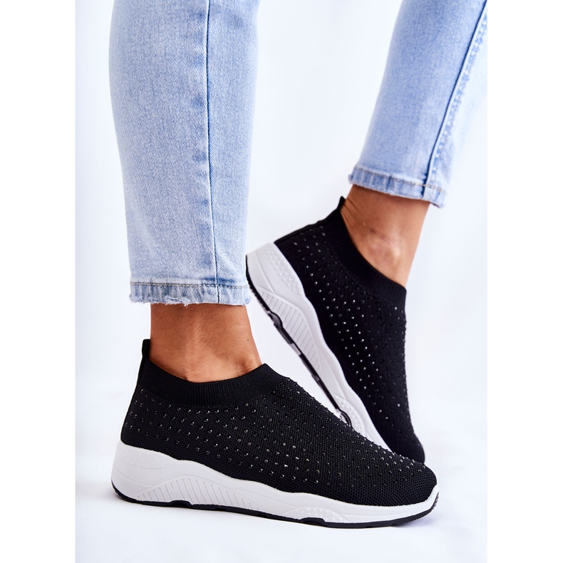 PG1 Sportschuhe für Damen mit Zirkonen Schwarz Calsey 2