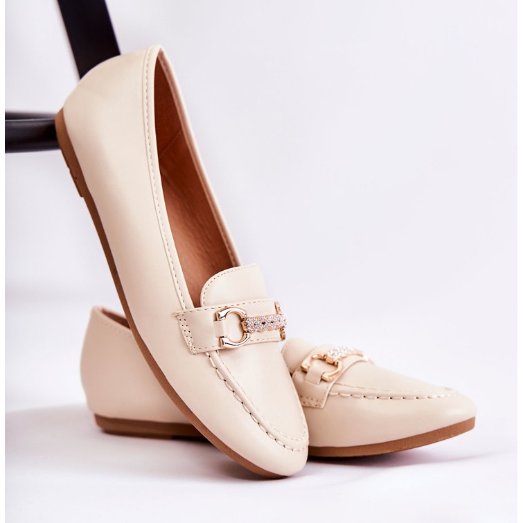 PG1 Lederhalbschuhe für Damen Beige Godley 1