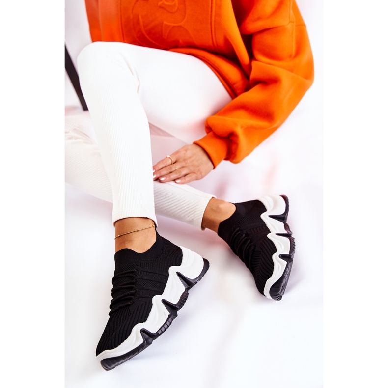 PG1 Schwarze Dayen Slip-On-Sneaker für Damen 1