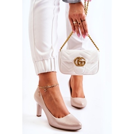 Damenpumps Sergio Leone Gold Shiny Orsola golden 1