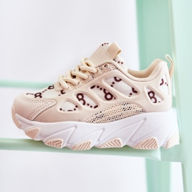 FR1 Sportschuhe für Kinder Beige Dalia braun 2
