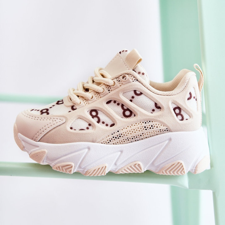 FR1 Sportschuhe für Kinder Beige Dalia braun 2
