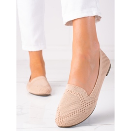 W. Potocki Durchbrochene Schuhe Potocki beige 2