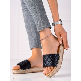 SHELOVET Plateau-Flip-Flops schwarz 1