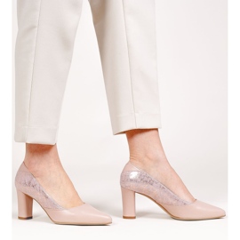 Marco Shoes Damenpumps in Puderrosa 1