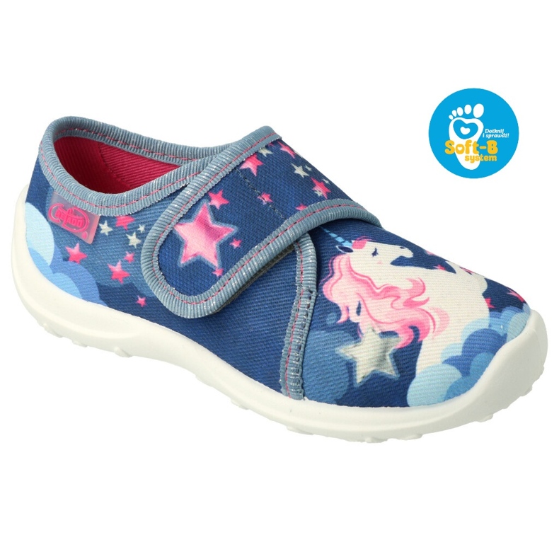 Befado Kinderschuhe 560X177 weiß blau rosa 1