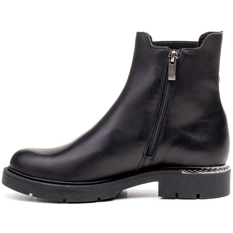 Marco Shoes Marco Damen Chelsea Boots mit Schnalle und Gummi schwarz 2