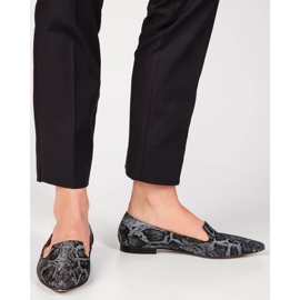 Marco Shoes Herren der schwarzen Schlangenhaut 2