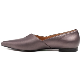 Marco Shoes Ballerinas mit Cut-Out in einem warmen Grauton 2