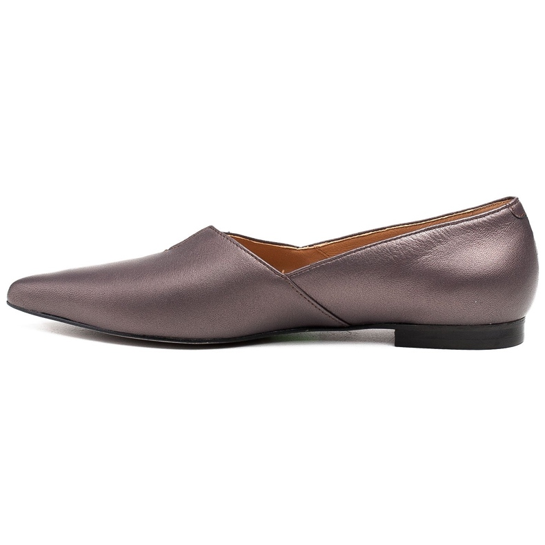 Marco Shoes Ballerinas mit Cut-Out in einem warmen Grauton 2