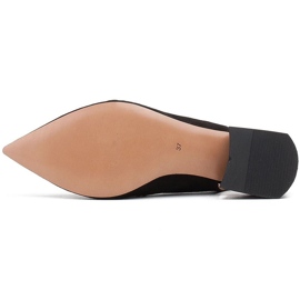 Marco Shoes Schwarze Wildledersandalen mit Zierdüsen 1