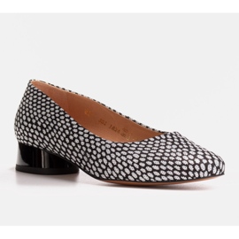 Marco Shoes Ballerinas mit schwarz-weißen Mustern 1