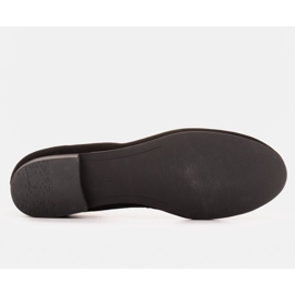 Marco Shoes Ballerinas aus schwarzem Wildleder 1