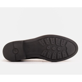 Marco Shoes Schwarze Loafer mit Velours mit Verzierungen 1