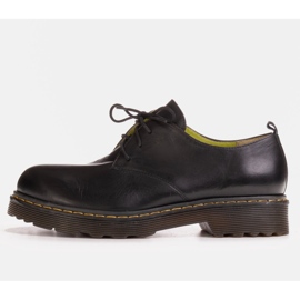 Marco Shoes Schwarze Damenschuhe auf einem dicken transparenten Boden 1