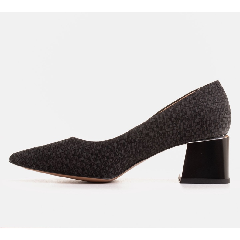 Marco Shoes Elegante Pumps aus Sämischleder schwarz 1