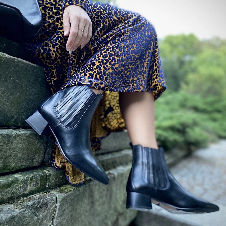 Marco Shoes Warme, elegante Stiefel mit elastischem Gummi im Obermaterial schwarz 2