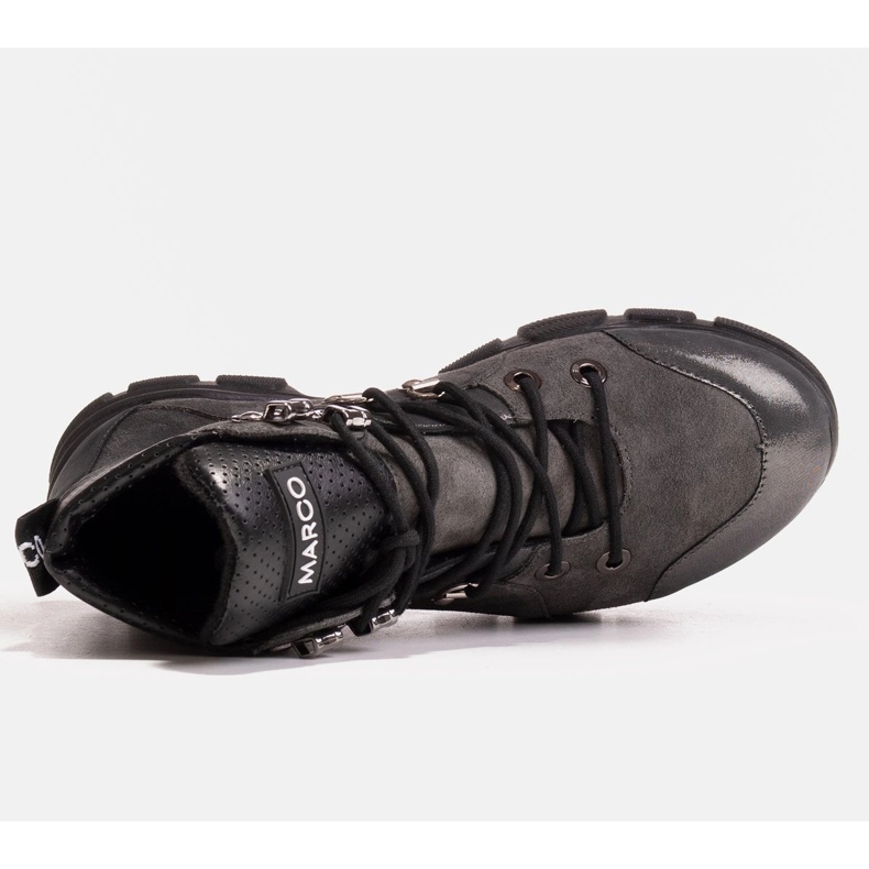 Marco Shoes Sportliche Damenstiefel mit leichter Herbst-Winter-Isolierung grau 1