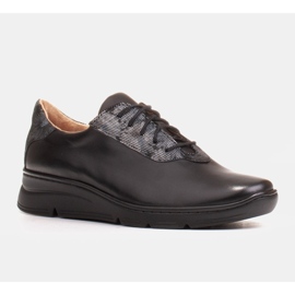 Radoskór Bequeme schwarze Damenschuhe für einen breiteren Fuß 1