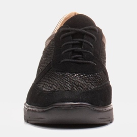 Radoskór Bequeme Schuhe für einen breiteren Fuß auf leichter Sohle schwarz 1