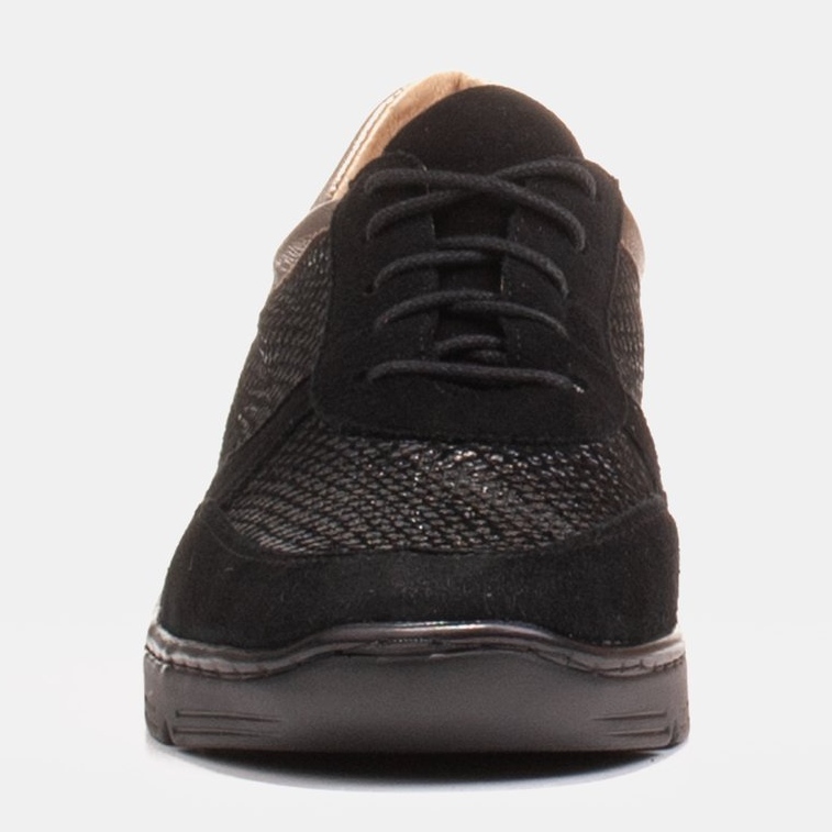 Radoskór Bequeme Schuhe für einen breiteren Fuß auf leichter Sohle schwarz 1