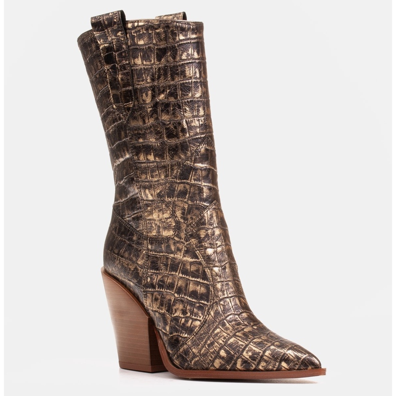 Marco Shoes Marco Stiefel 1408K Altgold Cowboystiefel golden 1