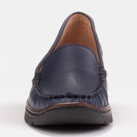 Radoskór Bequeme marineblaue Damenschuhe für einen breiteren Fuß 1