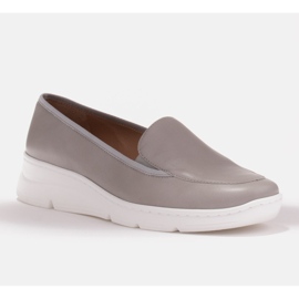 Radoskór Bequeme graue Damenschuhe für einen breiteren Fuß 1