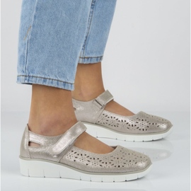 Filippo DP640 / 20 Si Silberne Schuhe 4