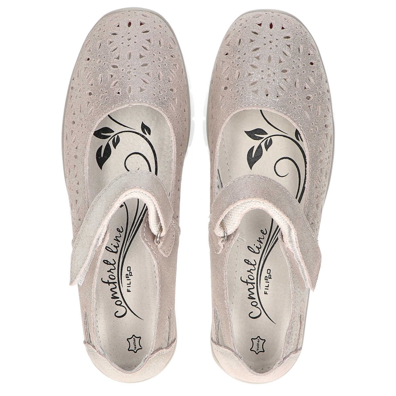 Filippo DP640 / 20 Si Silberne Schuhe 7